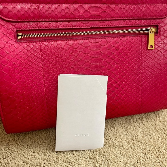 Celine Trapeze Bag Python Medium - Picture 5 of 8